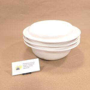 Tupperware Ultra 21 3pc Stacking Cookware #1723 #1740 #1725 Almond Slight Damage